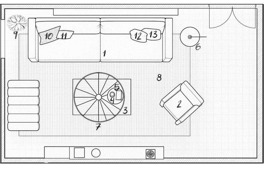 Layout Plan & Furniture Placments